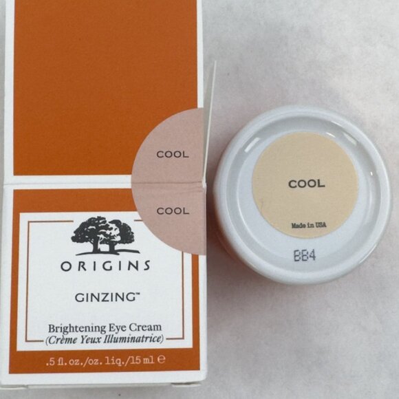 Origins Ginzing Brightening Eye Cream with Caffein and Ginseng Cool 0.5 oz NEW - Picture 3 of 8